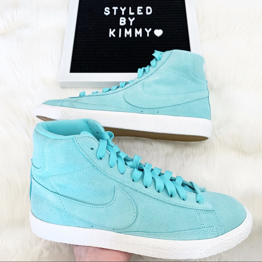πΈ NIKE Blazer Mid Suede Sneakers Shoes New - Picture 2 of 6